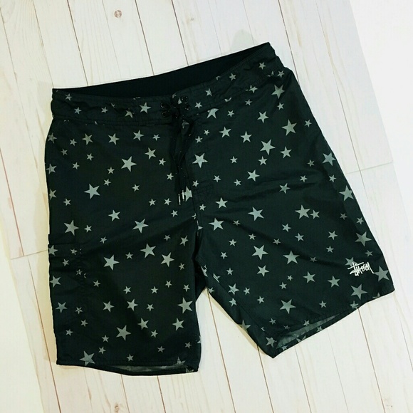 Stussy RARE Star print Board shorts - Picture 2 of 6